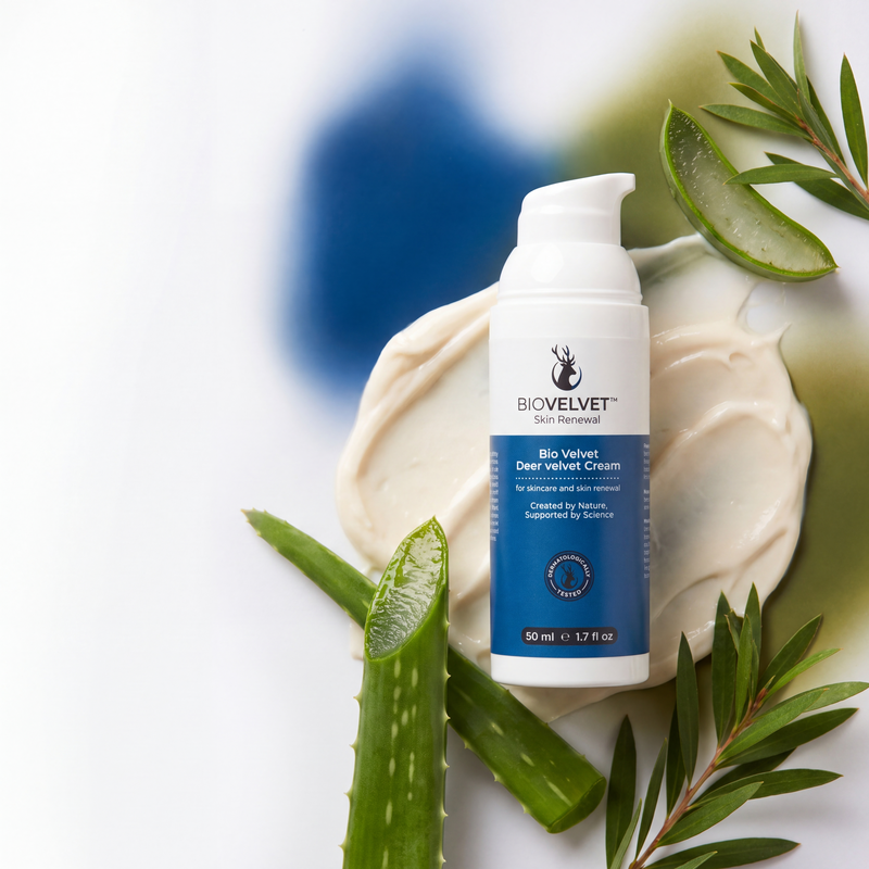 BioVelvet harnesses bisabolol to help soothe visible irritation and support calmer, more comfortable-looking skin.